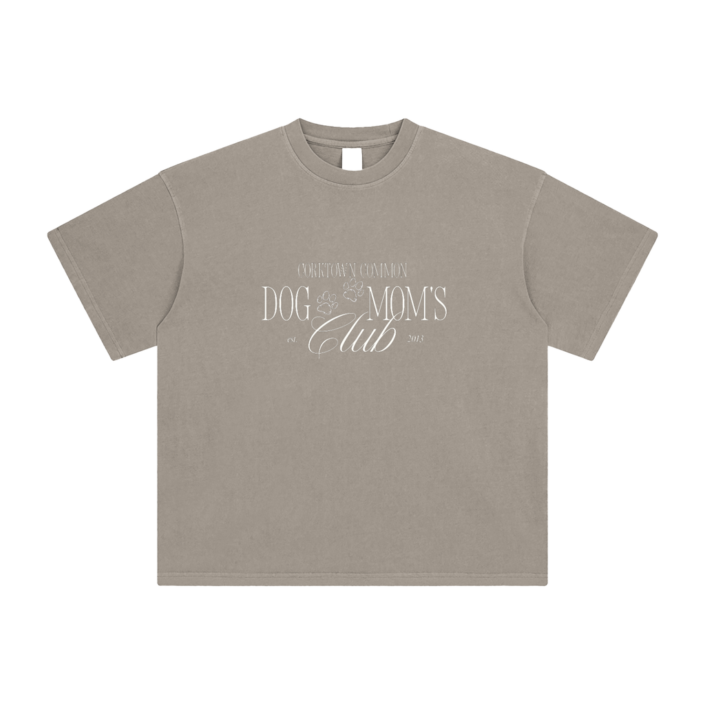 Dog Mom's Enzyme Washed T-Shirt