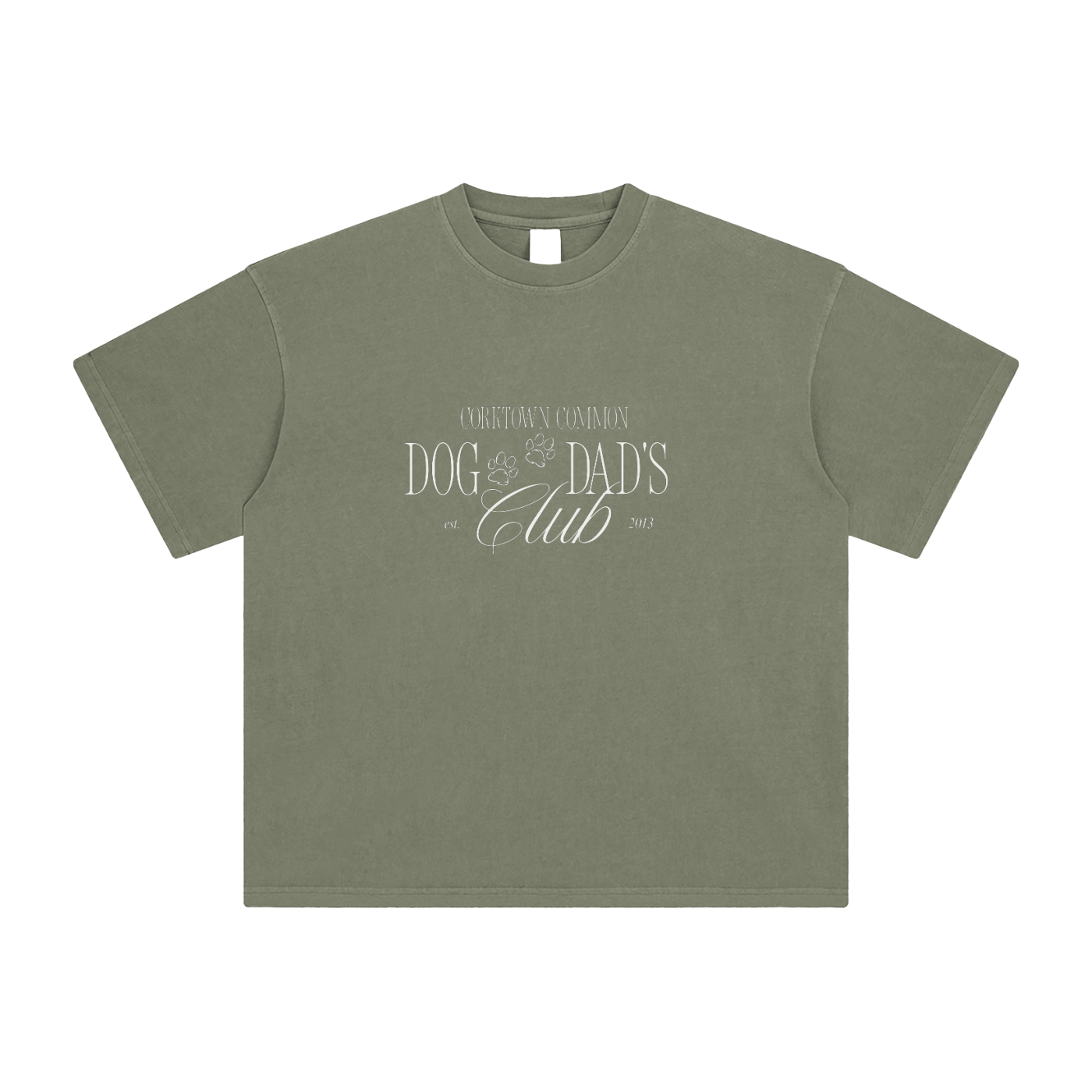 Dog Dad's Enzyme Washed T-Shirt