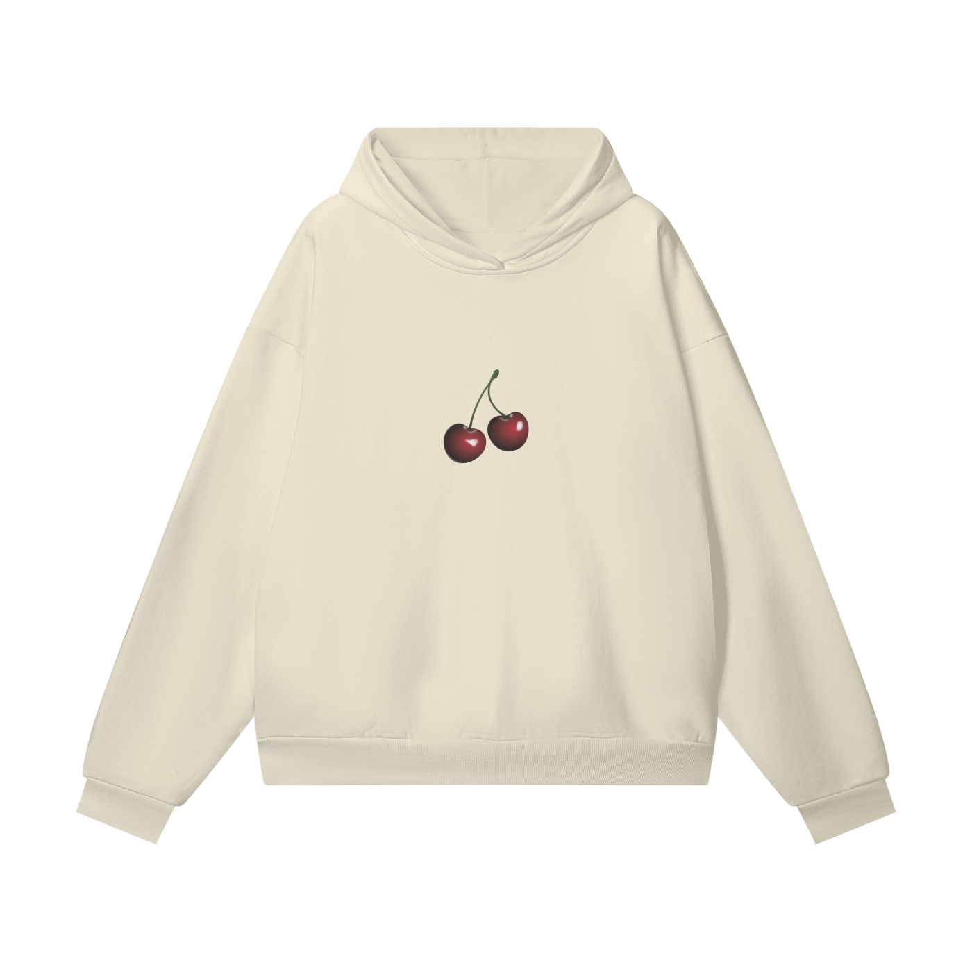 Cherry Beach Oversize Heavyweight Hidden Pocket Fleece Hoodie