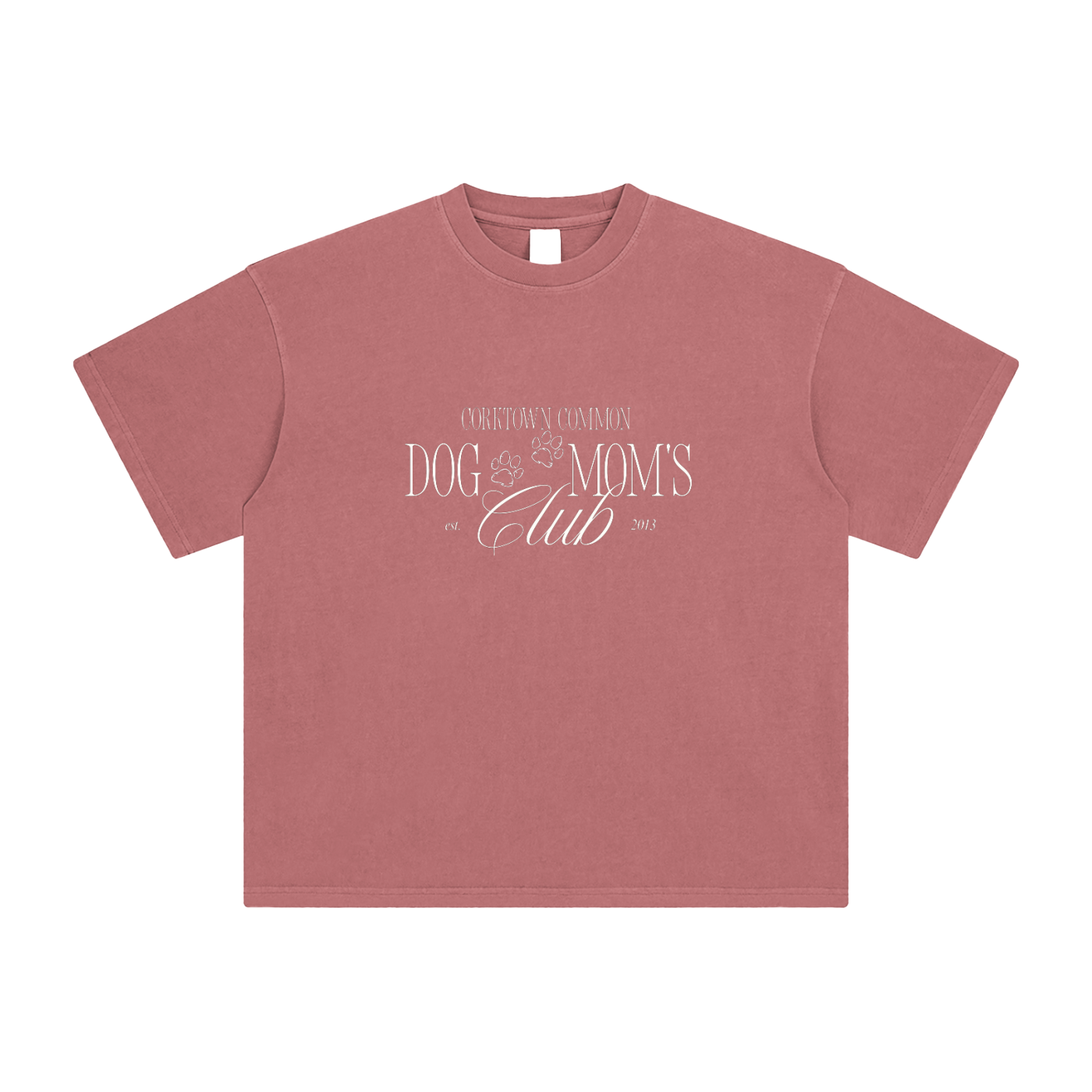 Dog Mom's Enzyme Washed T-Shirt