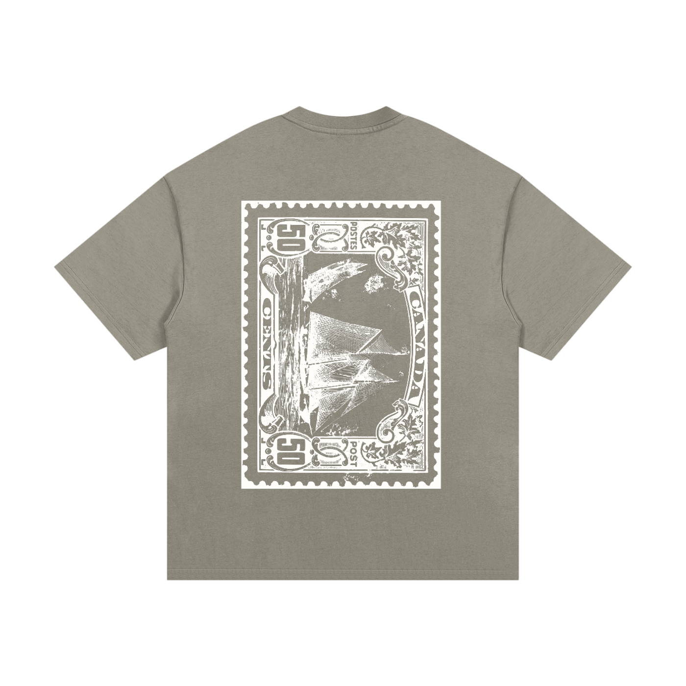 Vintage Canadian 50 Cents Essential Heavyweight Cotton Canada T-Shirt