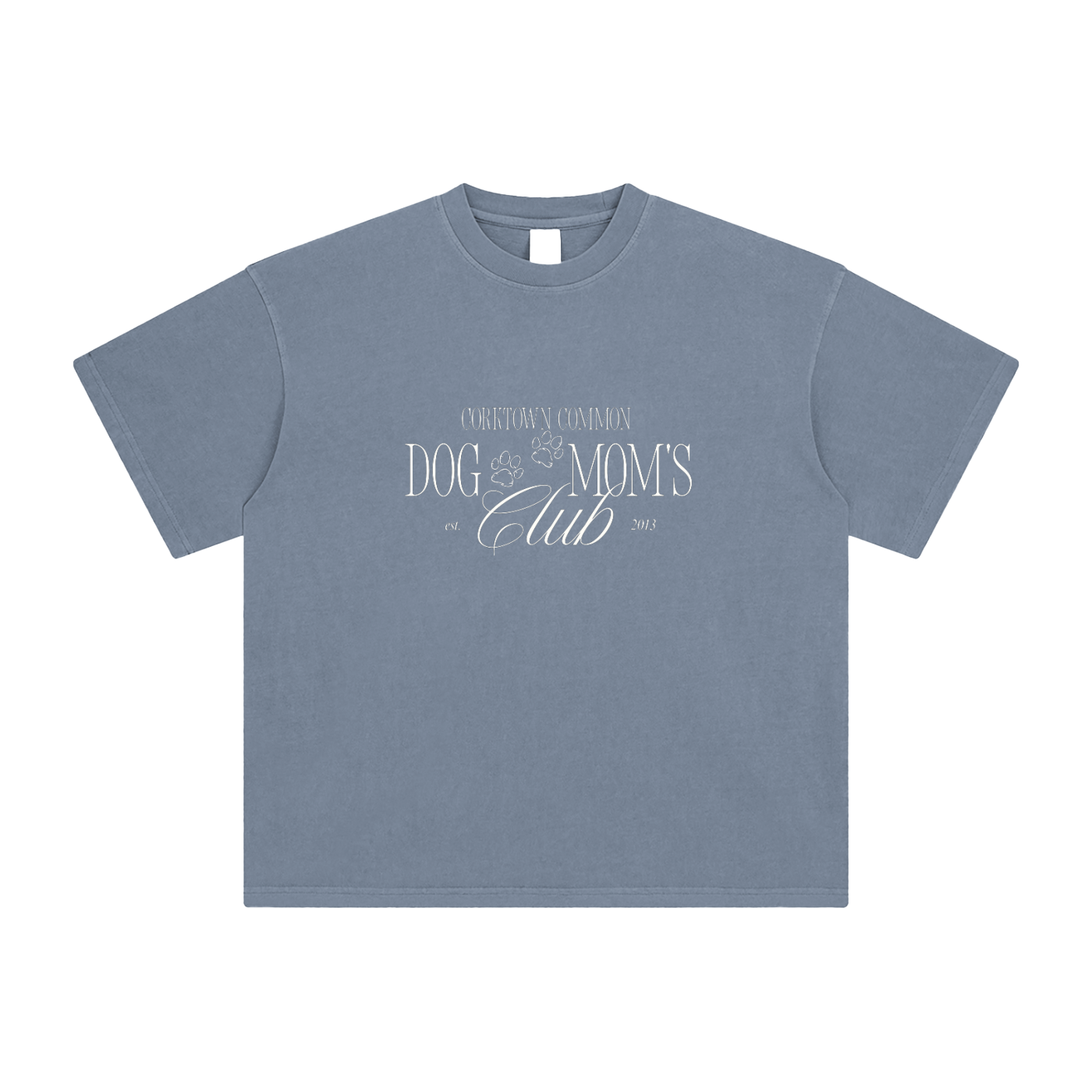 Dog Mom's Enzyme Washed T-Shirt