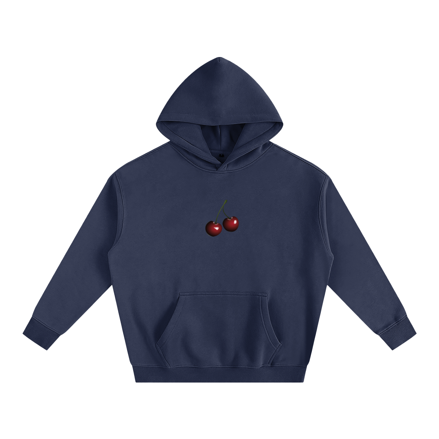 Cherry Beach Oversize Fleeced Hoodie