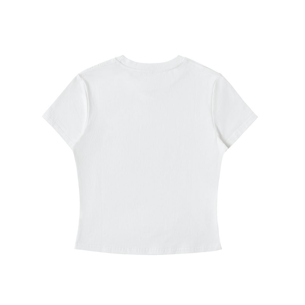 Victoria Essential Bodycon Crewneck T-Shirt