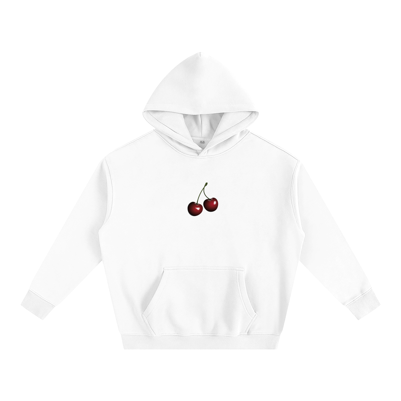 Cherry Beach Oversize Fleeced Hoodie