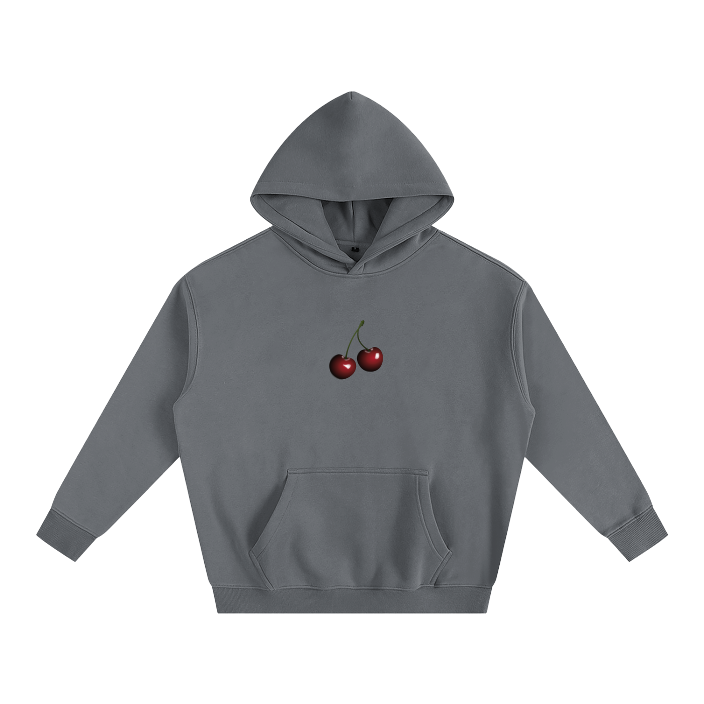 Cherry Beach Oversize Fleeced Hoodie