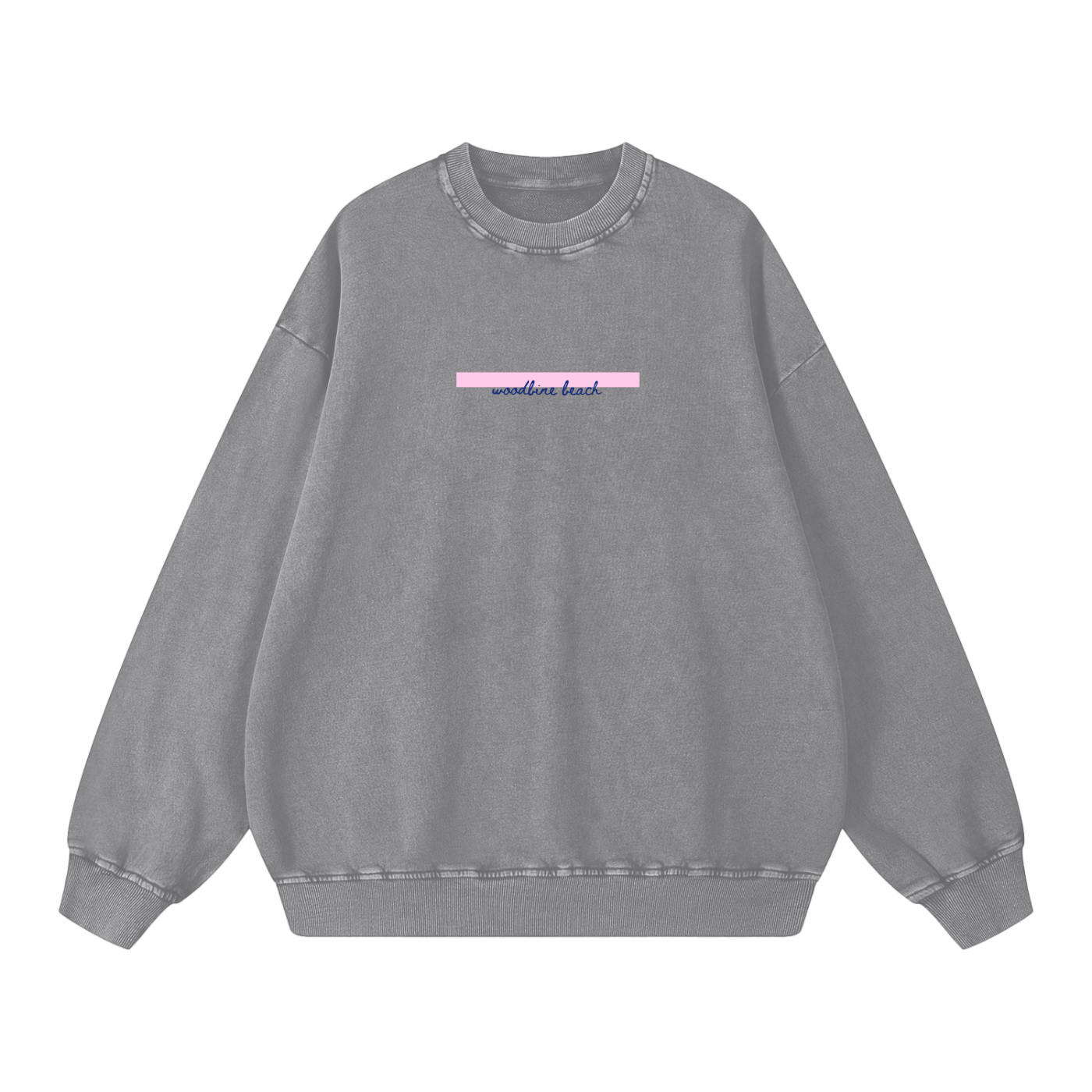 Woodbine Beach Acid Wash Oversize Toronto Sweatshirt