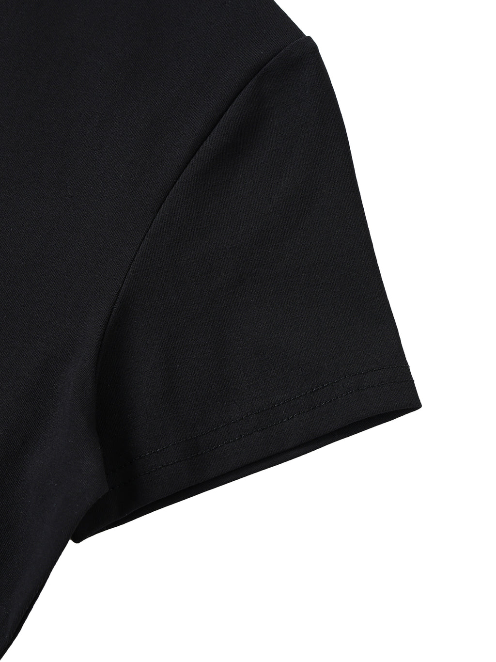 Yin Yang Essential Bodycon Crewneck T-Shirt